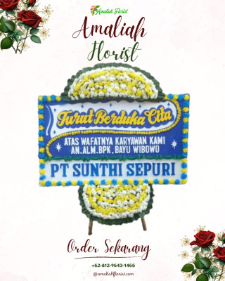 Papan Bunga Duka di Dampit