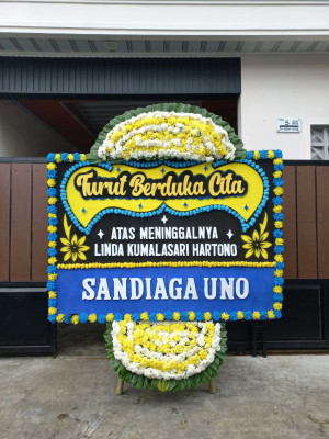 Papan Bunga Duka di Dampit